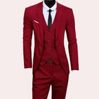 3-Piece Men's Suit | Slim-Fit Tailored & Premium Quality | Blazer, Vest & Trousers