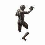 Wall Sculpture | 3D Climbing Figure & Resin Design