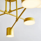 6-Light Ceiling Light | Modern Geometric Design & Adjustable Light Modes