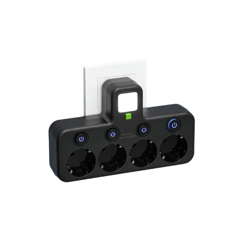 Power Strip | Multiple EU Sockets & USB-C Ports | LED Switch