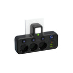 Power Strip | Multiple EU Sockets & USB-C Ports | LED Switch