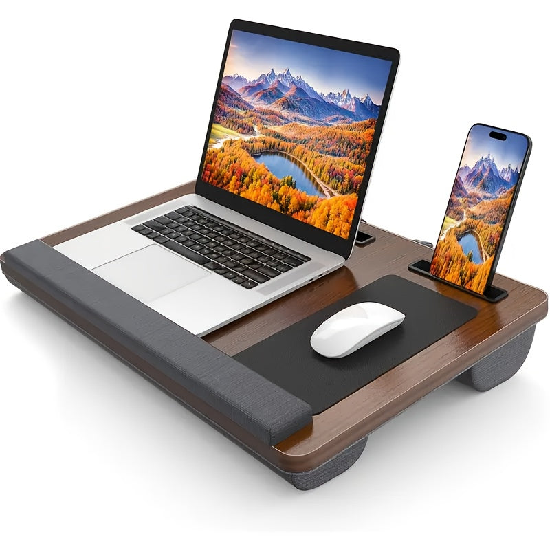 Laptop Stand | Adjustable With Device Holders | Mouse Pad & Wrist Cushion
