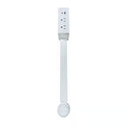 Power Strip | Adjustable Swivel Arm & USB-C Ports | Built-In Phone Holder
