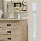 Power Strip | Adjustable Swivel Arm & USB-C Ports | Built-In Phone Holder