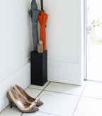 Umbrella Stand | Adjustable Multi-Level Shelves | Metal Base