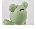 Alarm Clock | Bear-Shaped Dual-Sided LED Display | Ceramic & Resin
