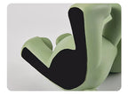 Alarm Clock | Bear-Shaped Dual-Sided LED Display | Ceramic & Resin
