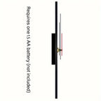 Alarm Clock | Silent Movement & Decorative Black Cat | Two Sizes