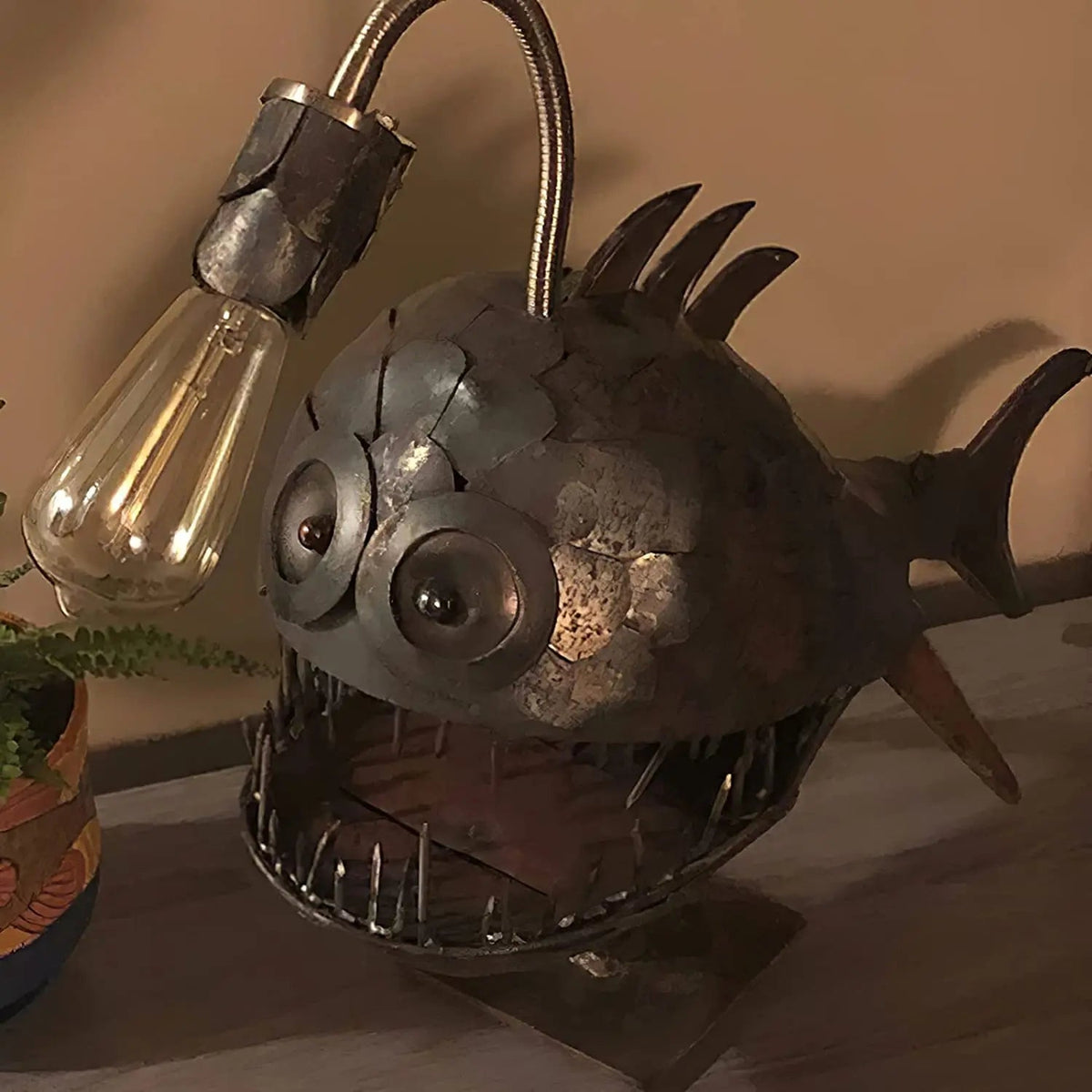 Table Lamp | Anglerfish Design & Warm Light