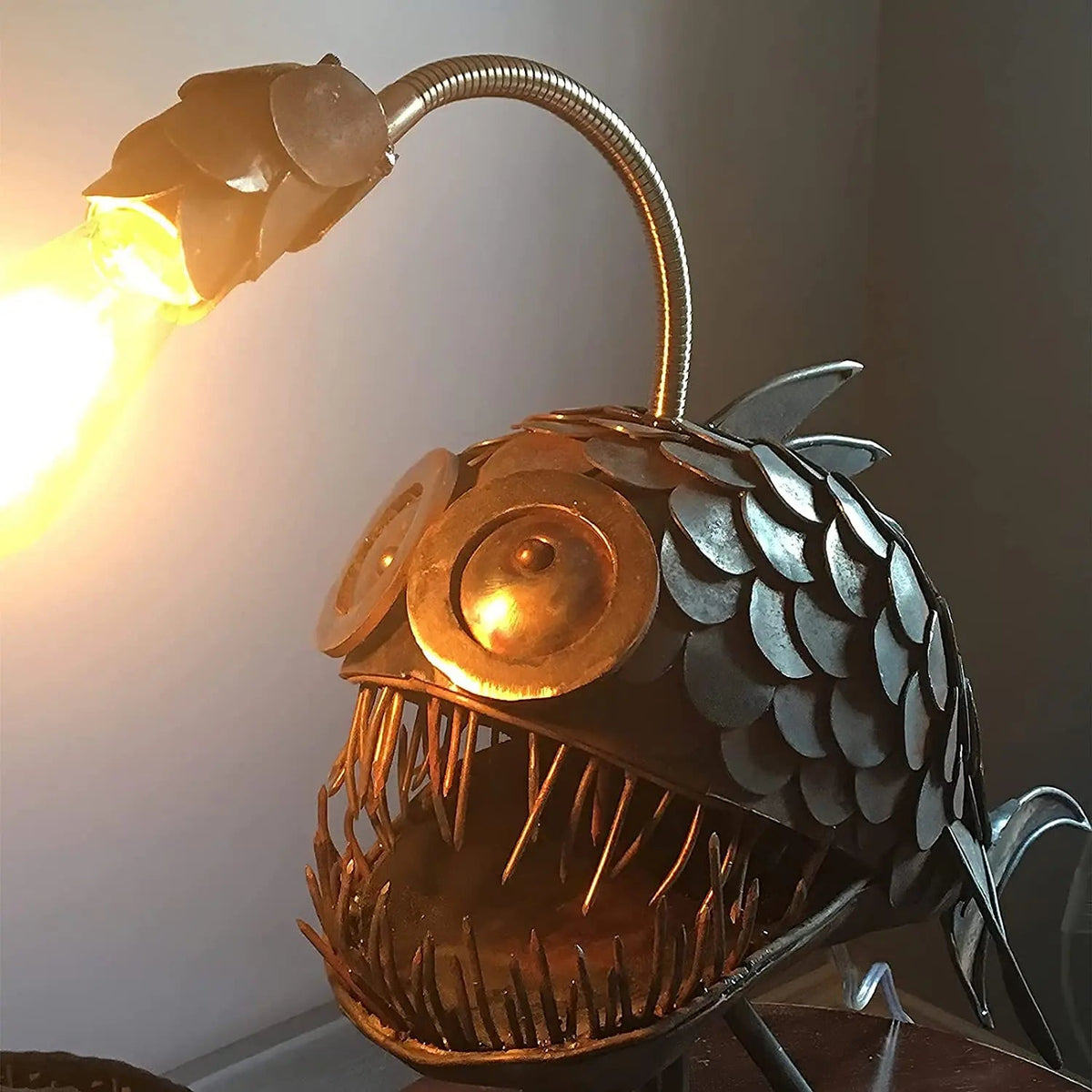 Table Lamp | Anglerfish Design & Warm Light