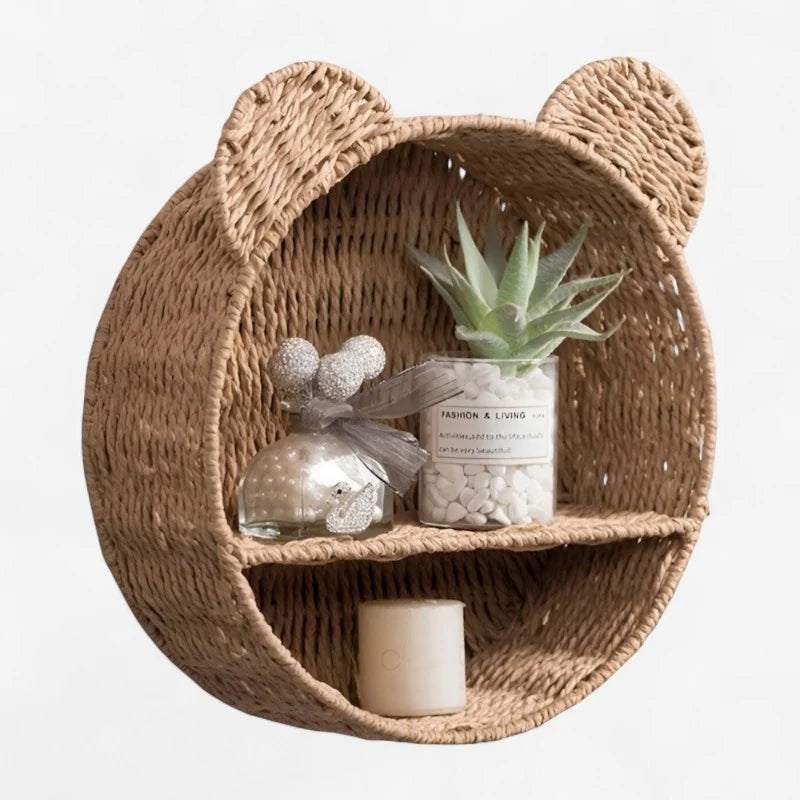 Wall Shelf | Playful Animal Silhouette | Wood Construction