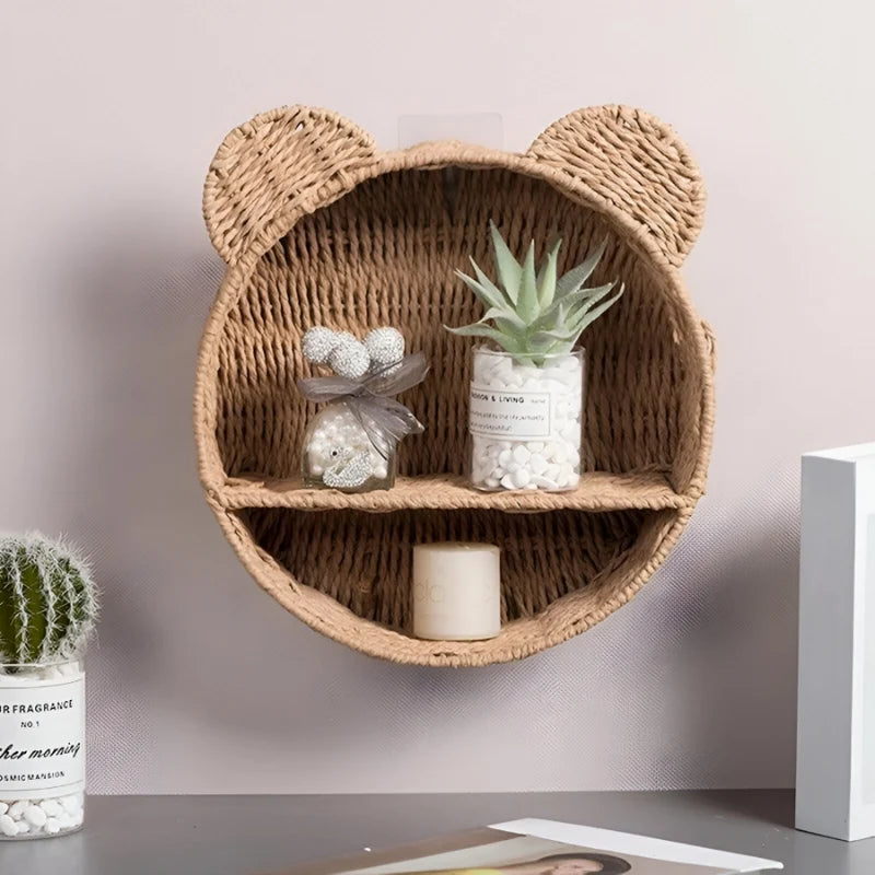 Wall Shelf | Playful Animal Silhouette | Wood Construction