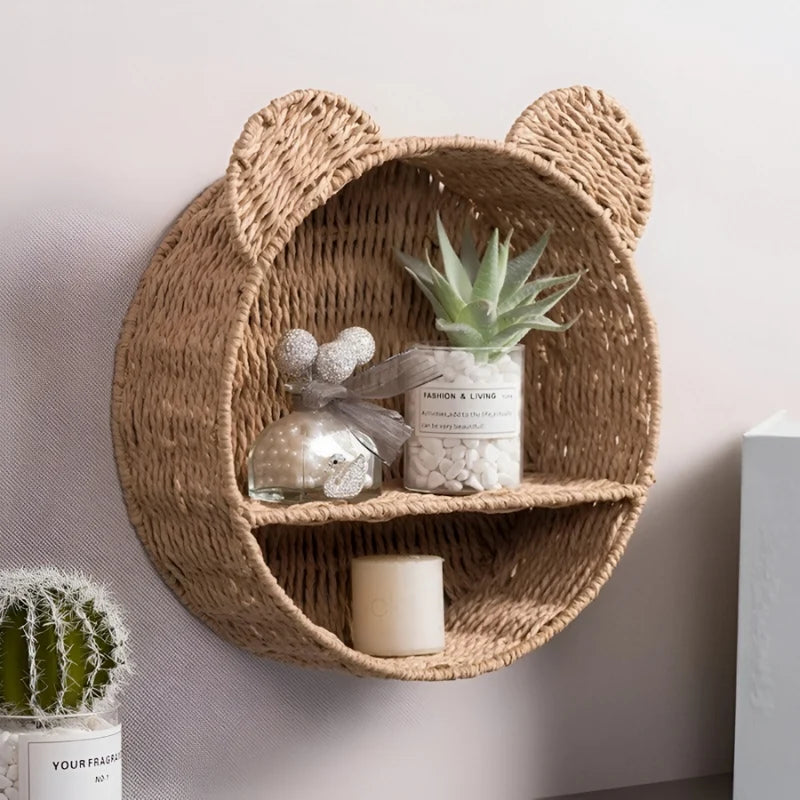 Wall Shelf | Playful Animal Silhouette | Wood Construction