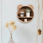 Wall Shelf | Playful Animal Silhouette | Wood Construction