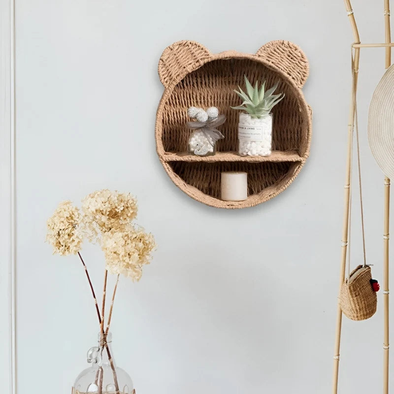 Wall Shelf | Playful Animal Silhouette | Wood Construction
