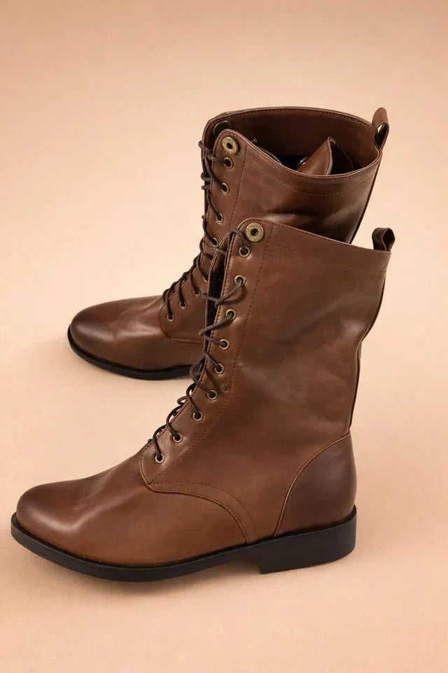 Ankle Boots | Fold-Down Design, Adjustable Laces & Non-Slip Sole