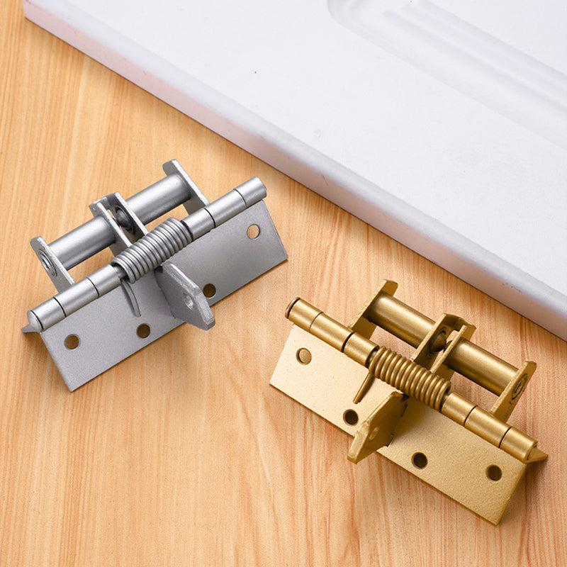 Door Hinge | Self-Closing Spring Mechanism | Screws Included