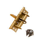 Door Hinge | Self-Closing Spring Mechanism | Screws Included