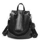 Backpack | Anti-Theft & Waterproof Synthetic Leather | 3-Way Convertible