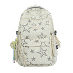 Backpack | Star-Patterned, Durable Fabric & Padded Straps