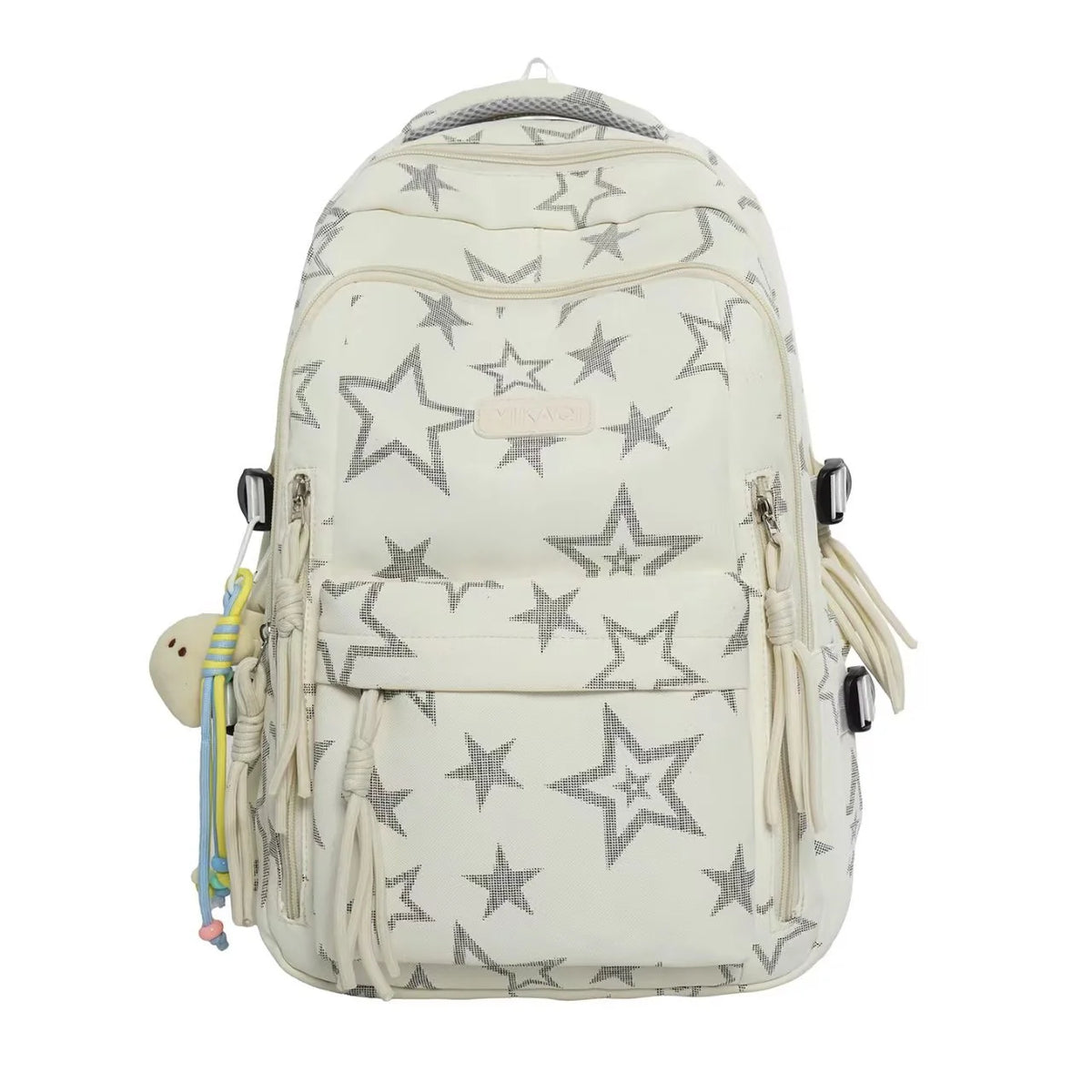 Backpack | Star-Patterned, Durable Fabric & Padded Straps