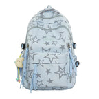 Backpack | Star-Patterned, Durable Fabric & Padded Straps