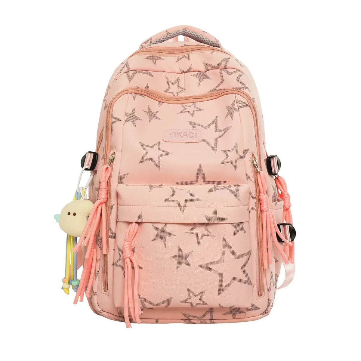 Backpack | Star-Patterned, Durable Fabric & Padded Straps