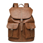 Backpack | Vintage Leather & Multiple Pockets