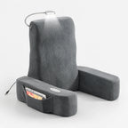 Backrest Massager | Vibrating & Optional Warmth | Foldable With Side Pockets