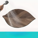 Bath Mat | Non-Slip & Water-Absorbent | Oval Leaf Design