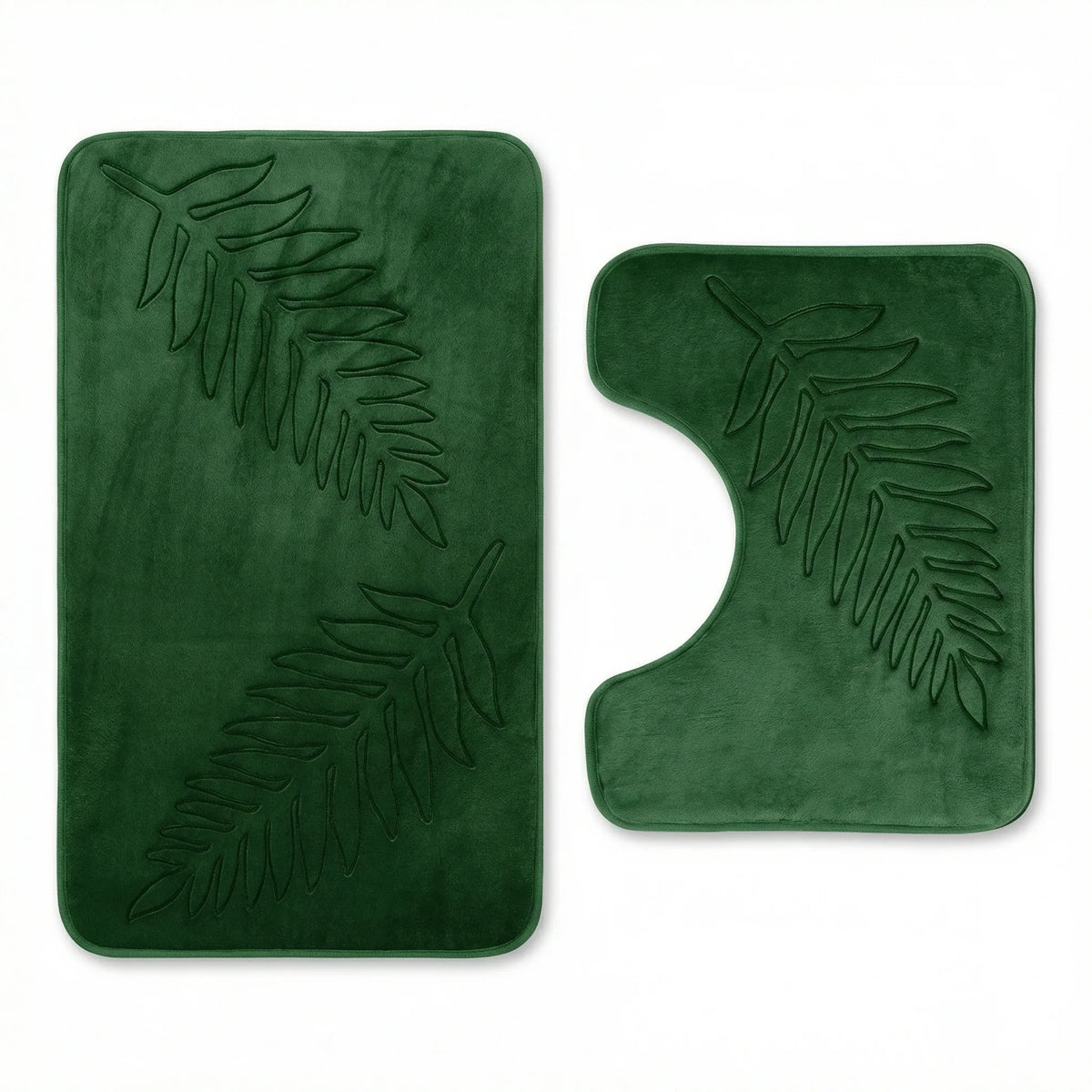 Bath Mat Set | Memory Foam & Non-Slip | Set of 2