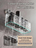 Bathroom Shower Shelf | No-Drill & Quick-Drain | Removable