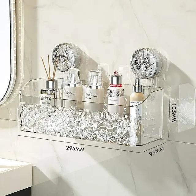 Bathroom Shower Shelf | No-Drill & Quick-Drain | Removable