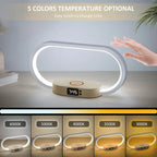 Bedside Lamp | Touch Dimmable LED & 10W Wireless Charging