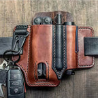 Belt Pouch | Hand-Stitched Leather & Multi-Pocket
