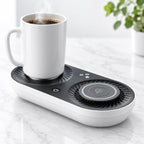Beverage Warmer Cooler | Wireless Charging & Auto Sensor | Includes 12-oz Mug