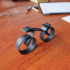 Bicycle Sculpture | Minimalist Metal Line Design | Smooth Finish