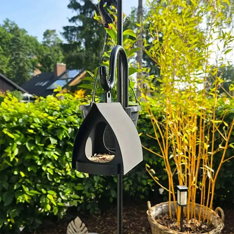 Bird Feeder | Protective Roof, Hanging Loop & Easy-Clean
