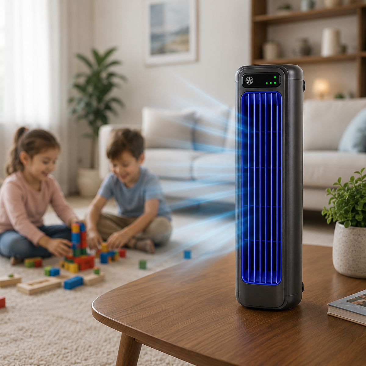 Tower Fan | Bladeless Design | Remote Control