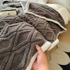 Blanket | Lightweight Brushed Polyester Plaid | Machine Washable
