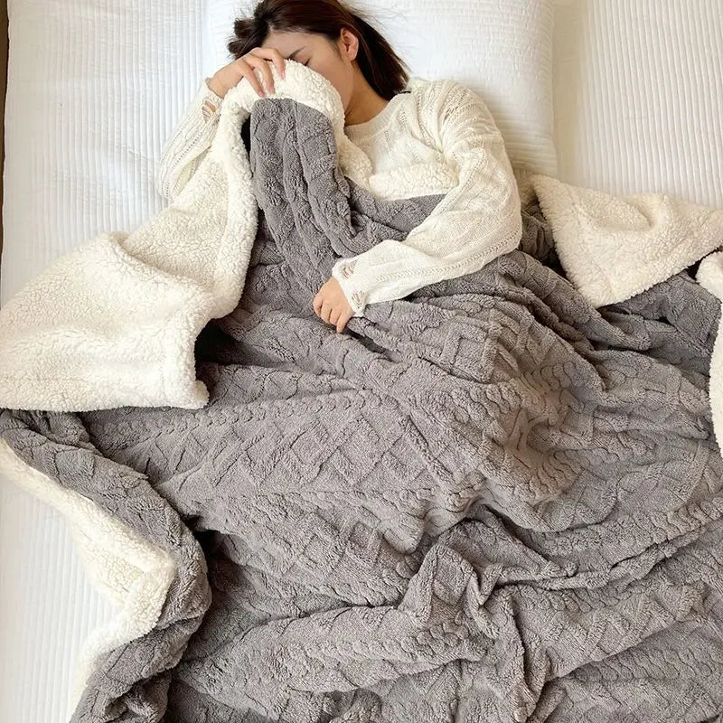 Blanket | Reversible Fleece & Sherpa | Anti-Pill