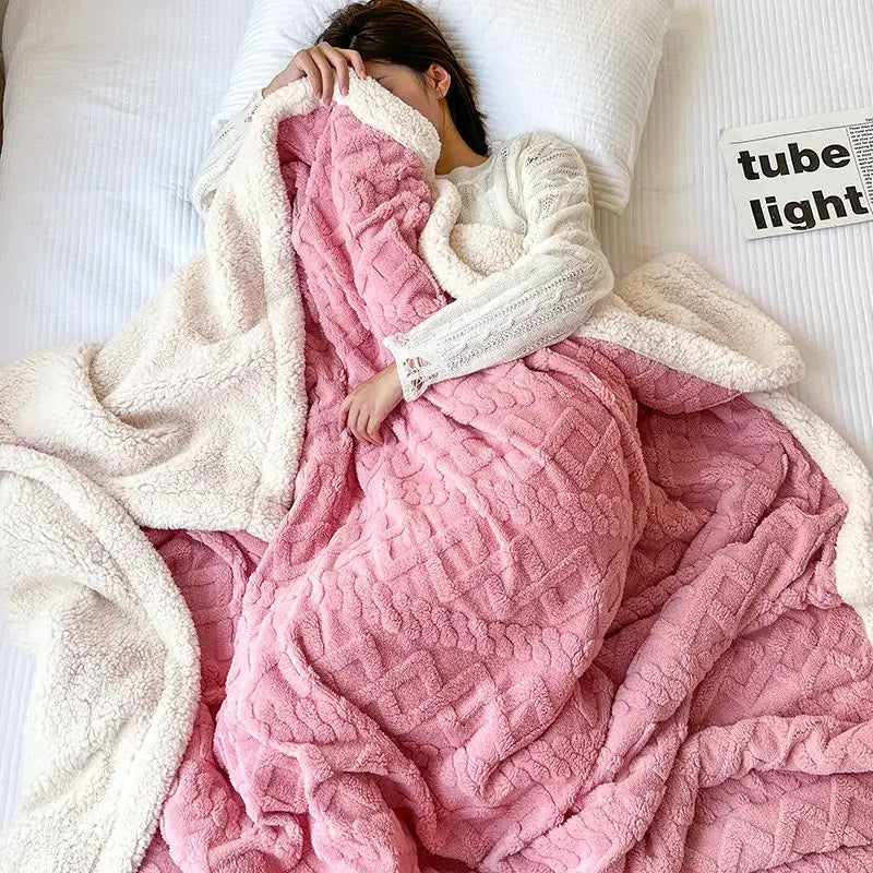 Blanket | Reversible Fleece & Sherpa | Anti-Pill