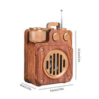 Bluetooth Speaker | Dark Academia Design & Powerful Bass | 1200mAh Battery