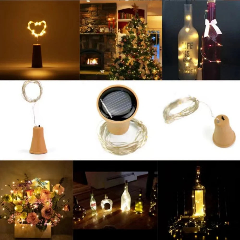 Bottle Stopper Lights | Copper Wire & Waterproof Cap