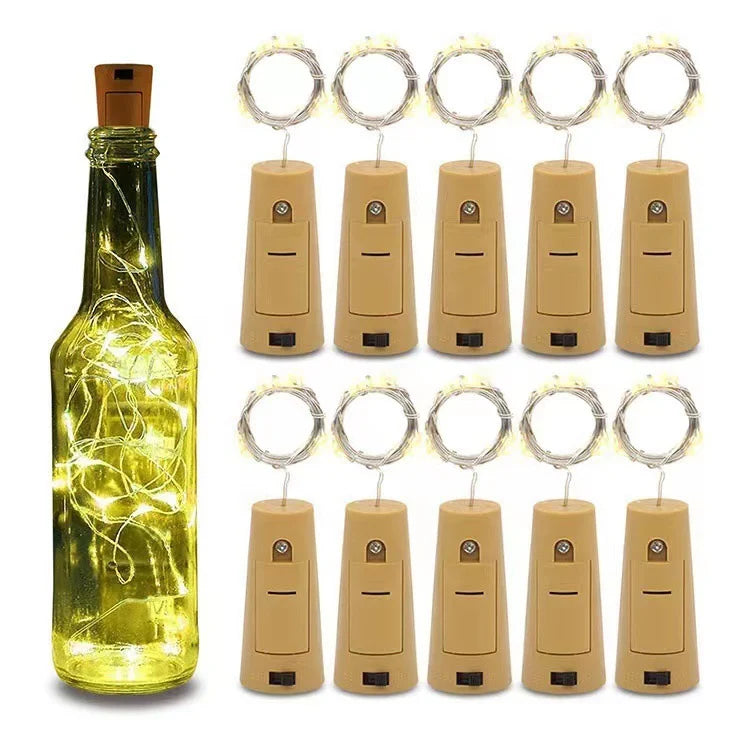 Bottle Stopper Lights | Copper Wire & Waterproof Cap