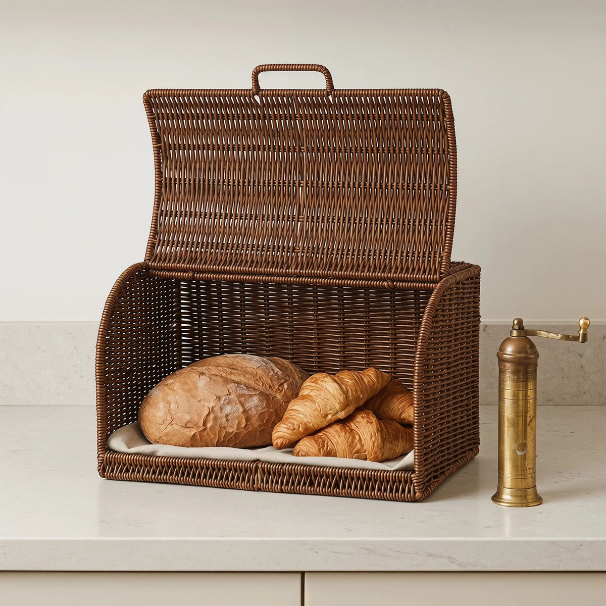 Bread Basket | Handwoven Seagrass & Lid