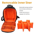 Camera Backpack | Waterproof Nylon, Lightweight & Multiple Compartments