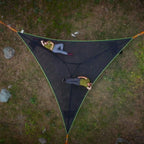 Camping Hammock | 3-Point Anchoring & Polyester Mesh | Multi-Person