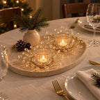 Candle Ring | Faceted Acrylic Accents & Light-Catching Sparkle