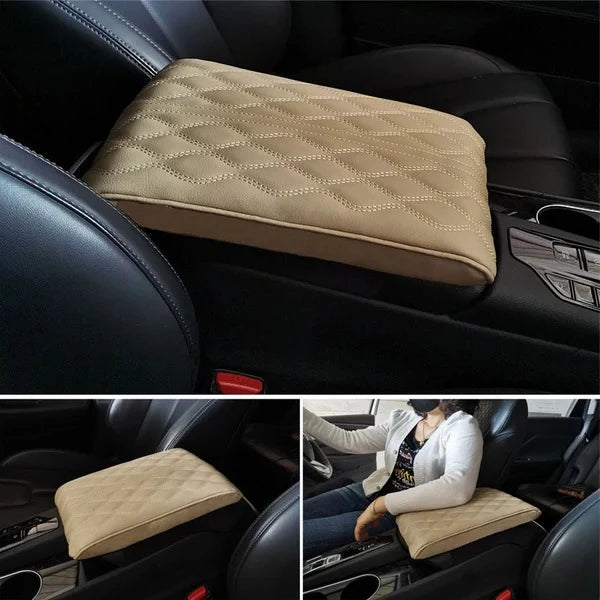 Car Armrest Cover | Memory Foam & Waterproof Microfiber | Universal Fit